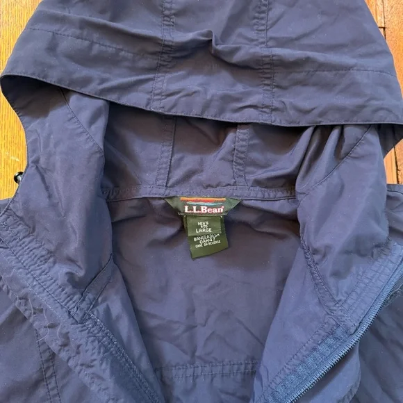 L.L.Bean Mountain Classic Anorak Pullover Lightweight Y2K Vintage Jacket - Picture 4 of 14